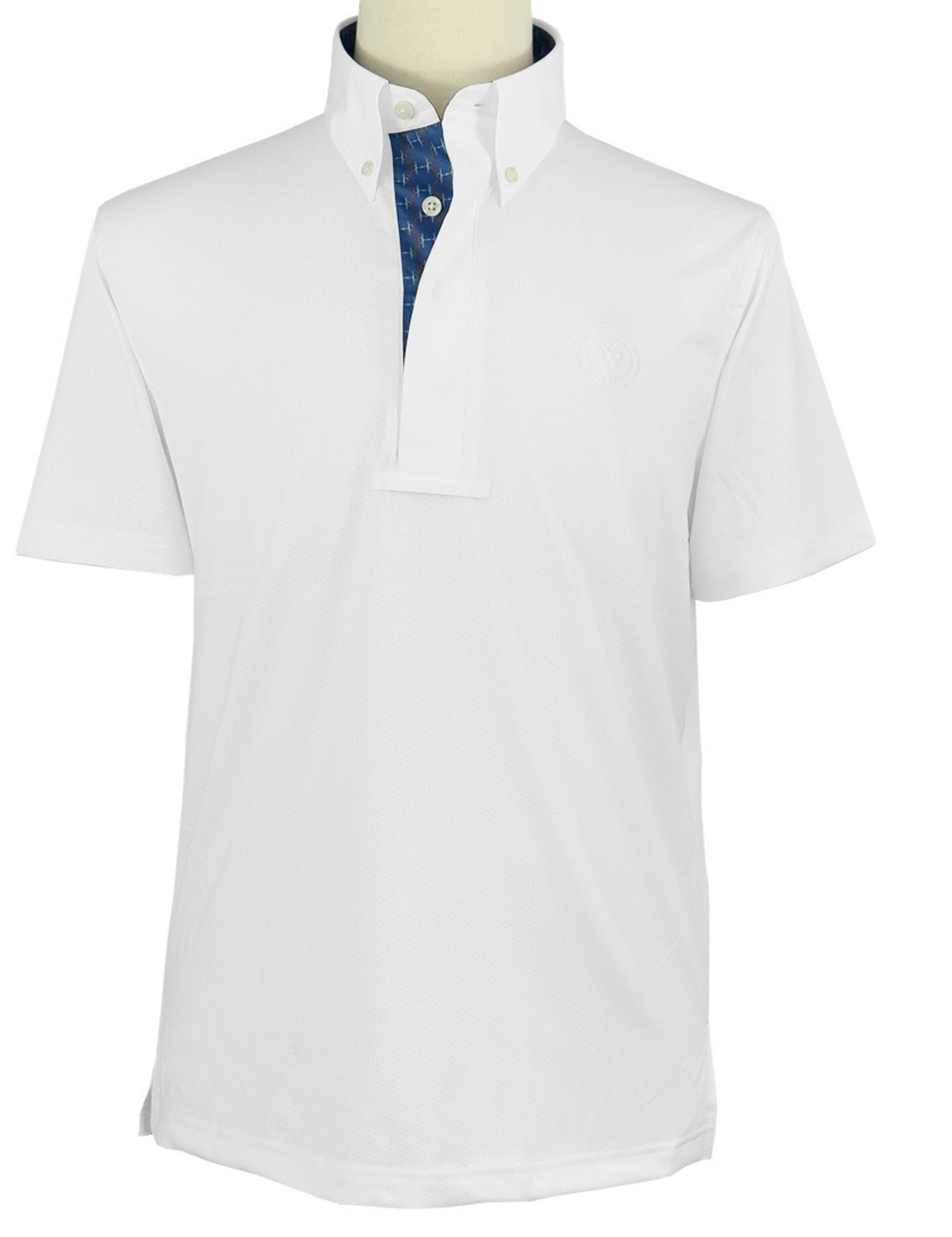 Essex Classics Men's Braided Reins & Bits Talent Yarn Short Sleeve Show Shirt - Equiluxe Tack