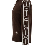 Essex Classics Polished Bit Quarter Zip Sweater - Chocolate - Equiluxe Tack