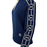 Essex Classics Polished Bit Quarter Zip Sweater - Navy - Essex Classics - Equiluxe Tack