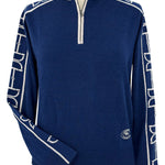 Essex Classics Polished Bit Quarter Zip Sweater - Navy - Essex Classics - Equiluxe Tack