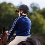 Essex Classics Polished Bit Quarter Zip Sweater - Navy - Essex Classics - Equiluxe Tack