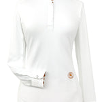 Essex Classics Pumpkins Girls Talent Yarn Straight Collar Long Sleeve Show Shirt - Essex Classics - Equiluxe Tack