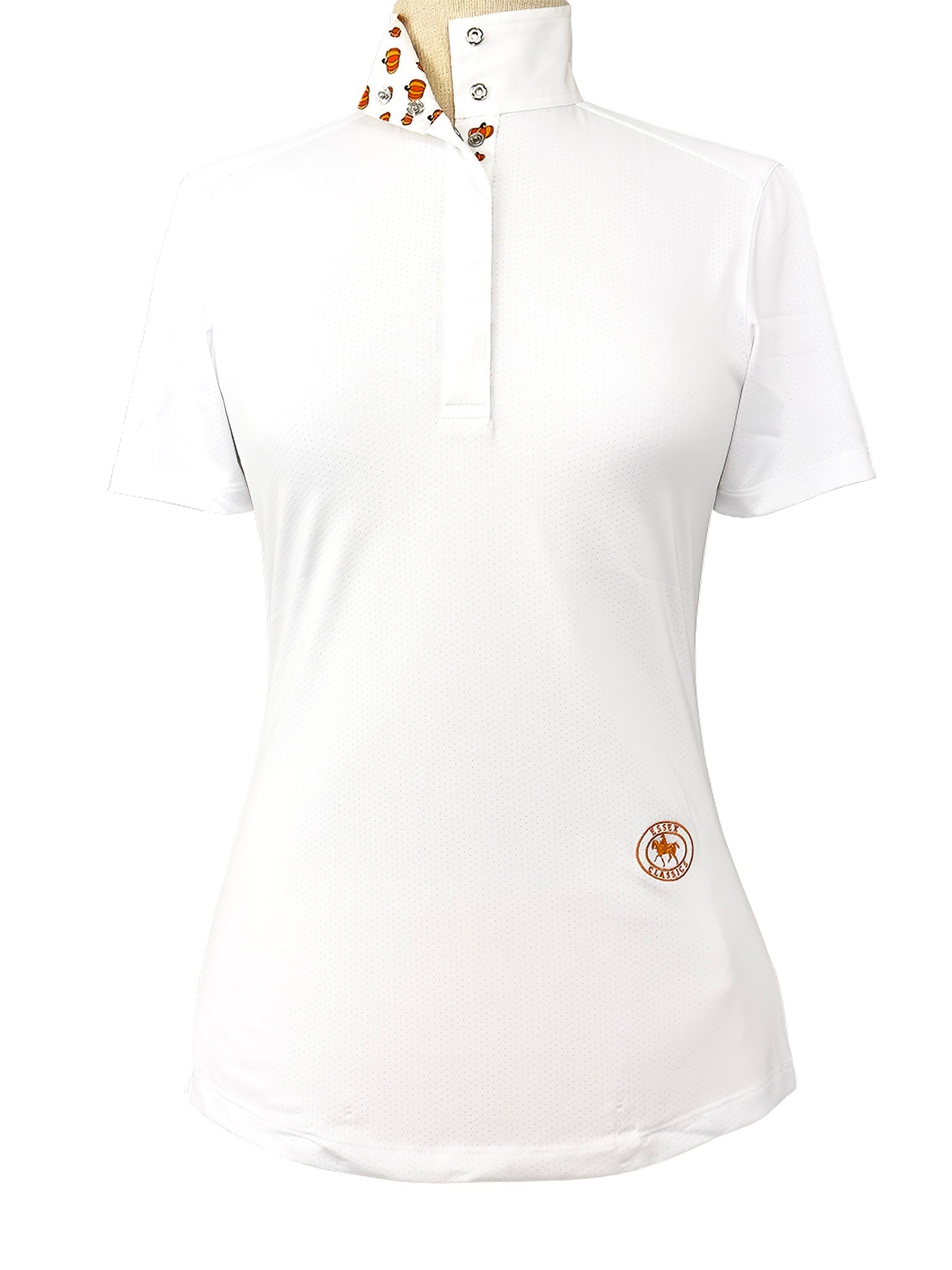 Essex Classics Pumpkins Ladies Talent Yarn Straight Collar Short Sleeve Show Shirt - Essex Classics - Equiluxe Tack
