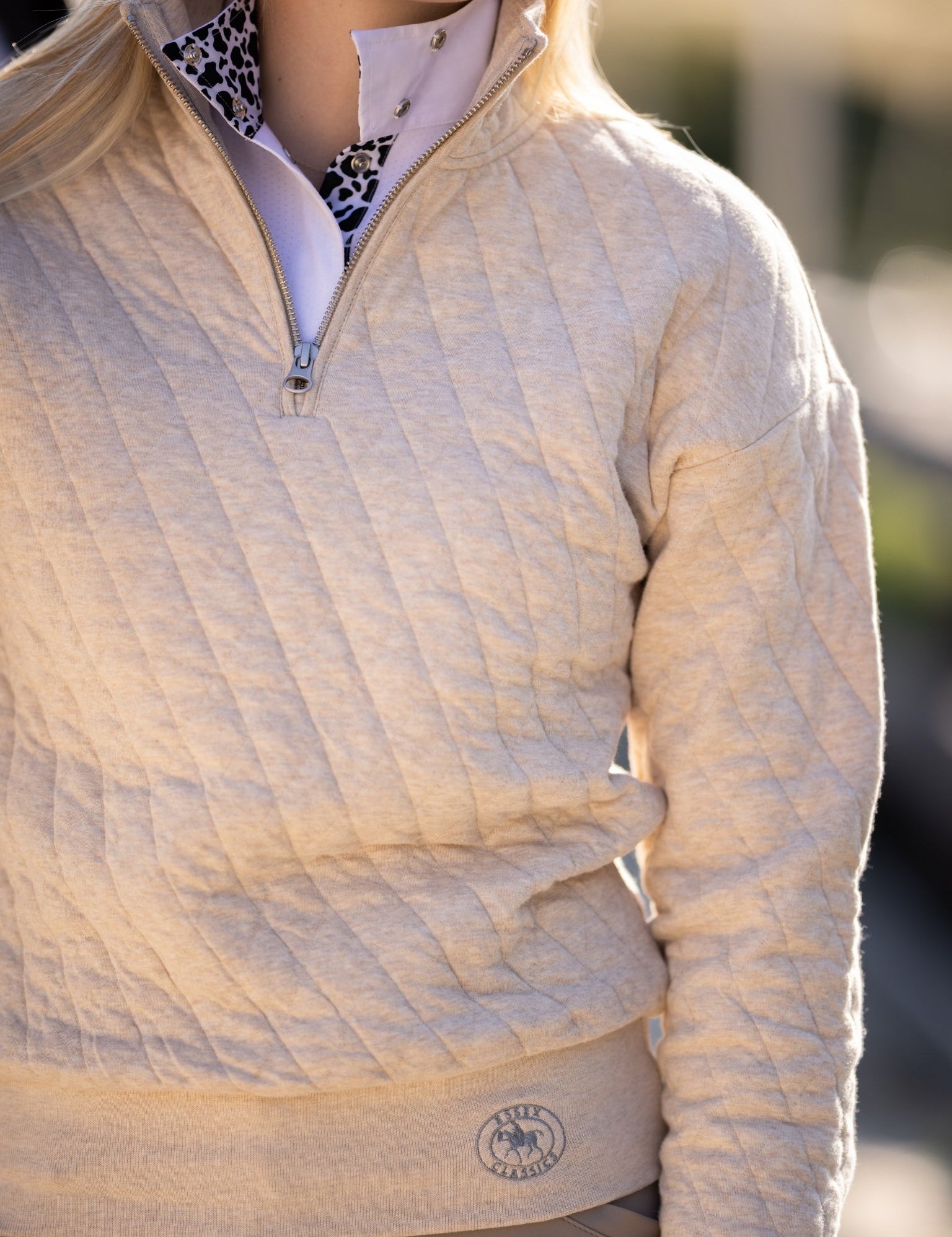 Essex Classics Quilted Quarter Zip - Essex Classics - Equiluxe Tack