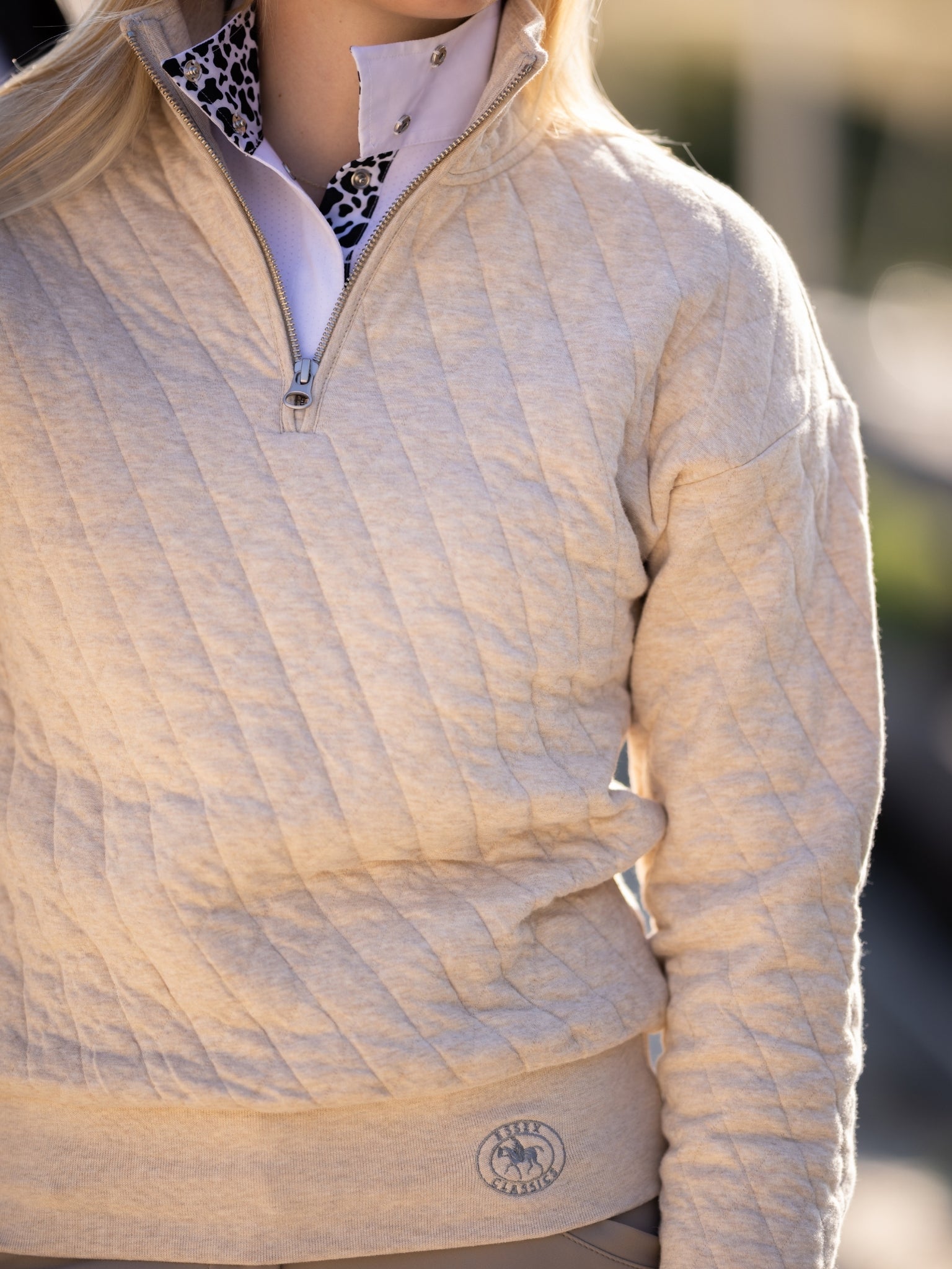 Essex Classics Quilted Quarter Zip - Essex Classics - Equiluxe Tack