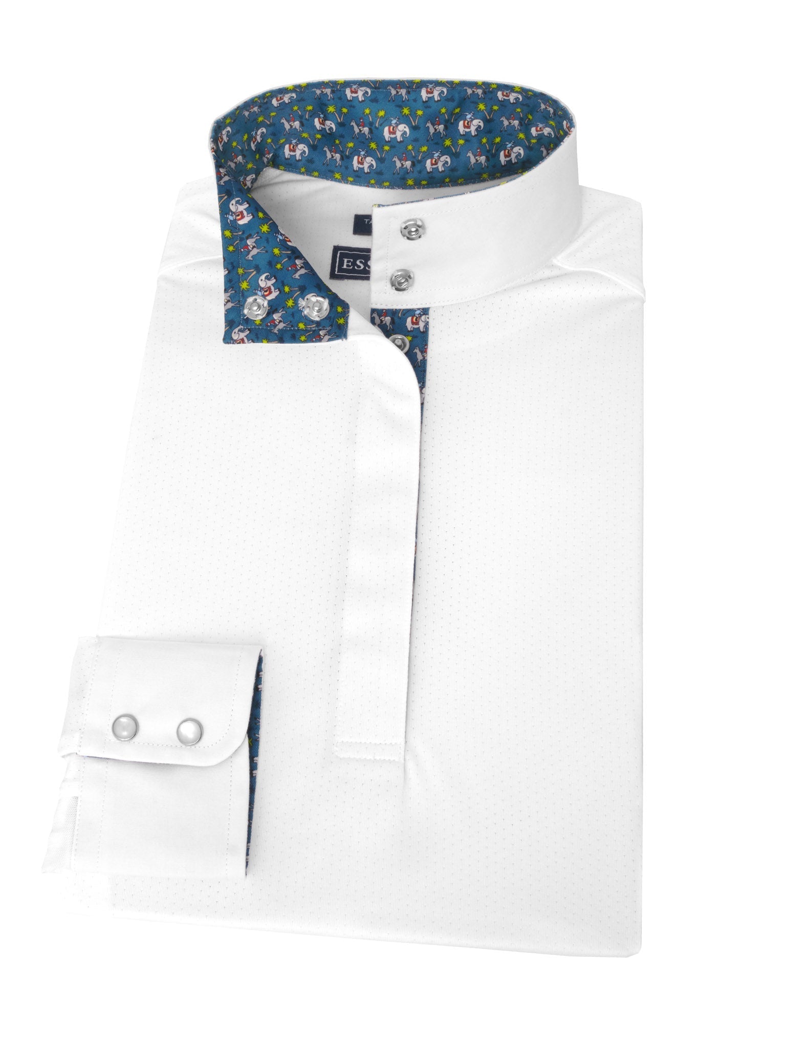 Essex Classics Safari Ladies Talent Yarn Straight Collar Long Sleeve Show Shirt - Essex Classics - Equiluxe Tack