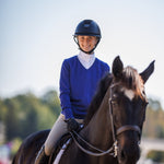 Essex Classics Sapphire with Ivory Trey V - Neck Sweater - Essex Classics - Equiluxe Tack