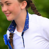 Essex Classics Show Ring Luck Girls Talent Yarn Straight Collar Long Sleeve Show Shirt - Essex Classics - Equiluxe Tack