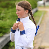 Essex Classics Show Ring Luck Girls Talent Yarn Straight Collar Long Sleeve Show Shirt - Essex Classics - Equiluxe Tack
