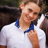 Essex Classics Show Ring Luck Girls Talent Yarn Straight Collar Short Sleeve Show Shirt - Essex Classics - Equiluxe Tack