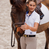 Essex Classics Show Ring Luck Girls Talent Yarn Straight Collar Short Sleeve Show Shirt - Essex Classics - Equiluxe Tack