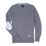 Essex Classics Slate Grey Trey V - Neck Sweater - Essex Classics - Equiluxe Tack