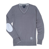 Essex Classics Slate Grey Trey V - Neck Sweater - Essex Classics - Equiluxe Tack