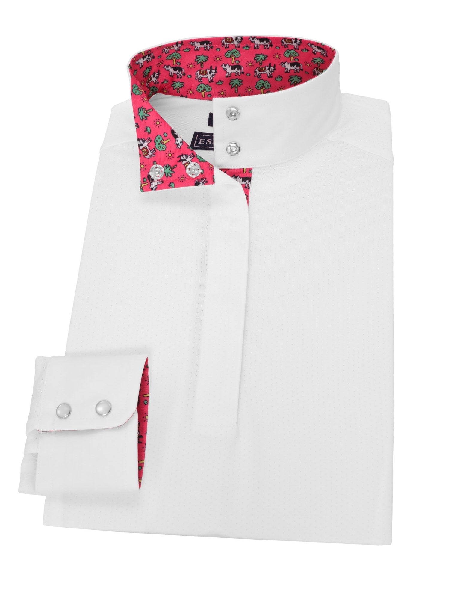 Essex Classics Steer Me Right Ladies Talent Yarn Straight Collar Long Sleeve Show Shirt - Essex Classics - Equiluxe Tack