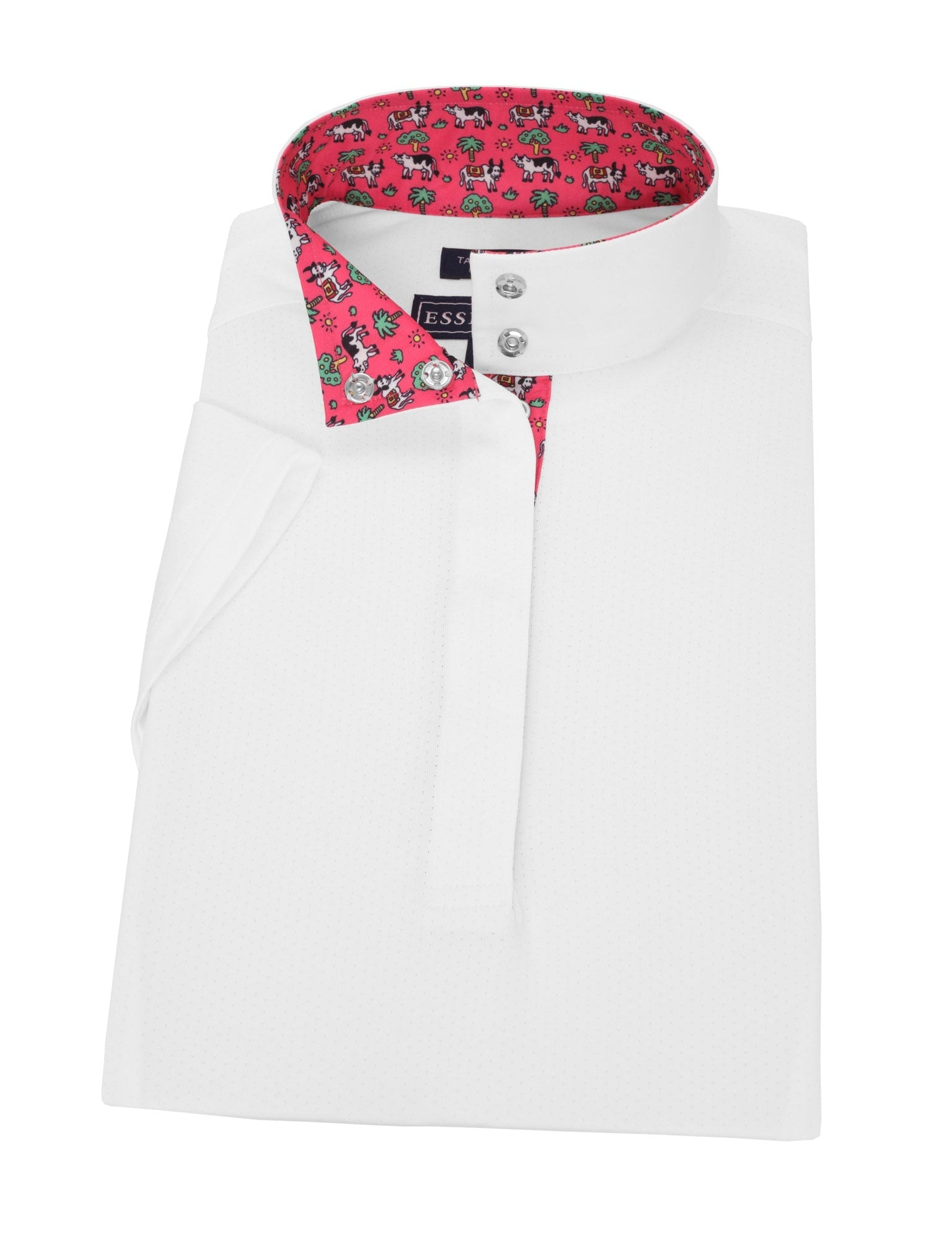 Essex Classics Steer Me Right Ladies Talent Yarn Straight Collar Short Sleeve Show Shirt - Essex Classics - Equiluxe Tack
