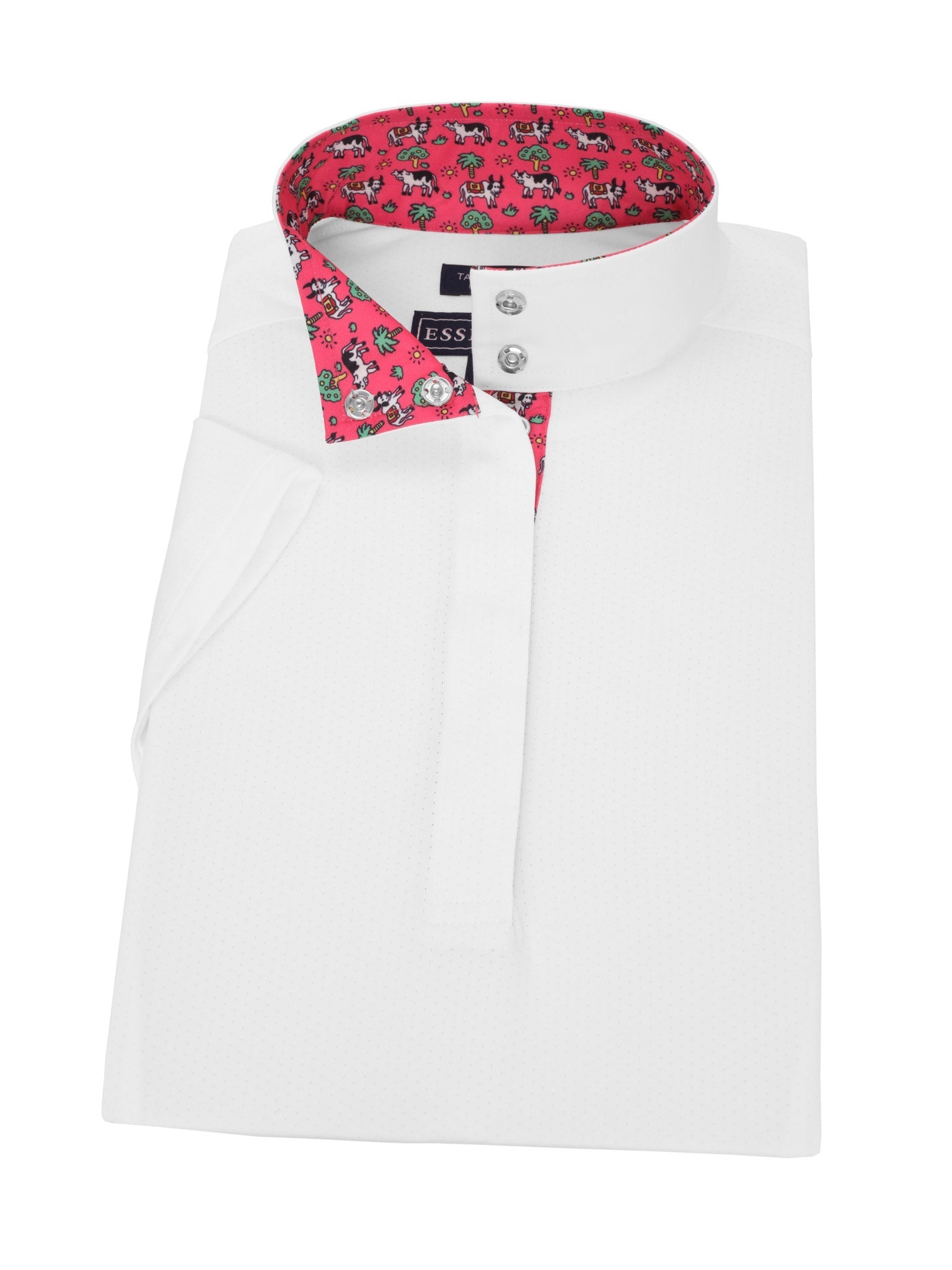 Essex Classics Steer Me Right Ladies Talent Yarn Straight Collar Short Sleeve Show Shirt - Essex Classics - Equiluxe Tack