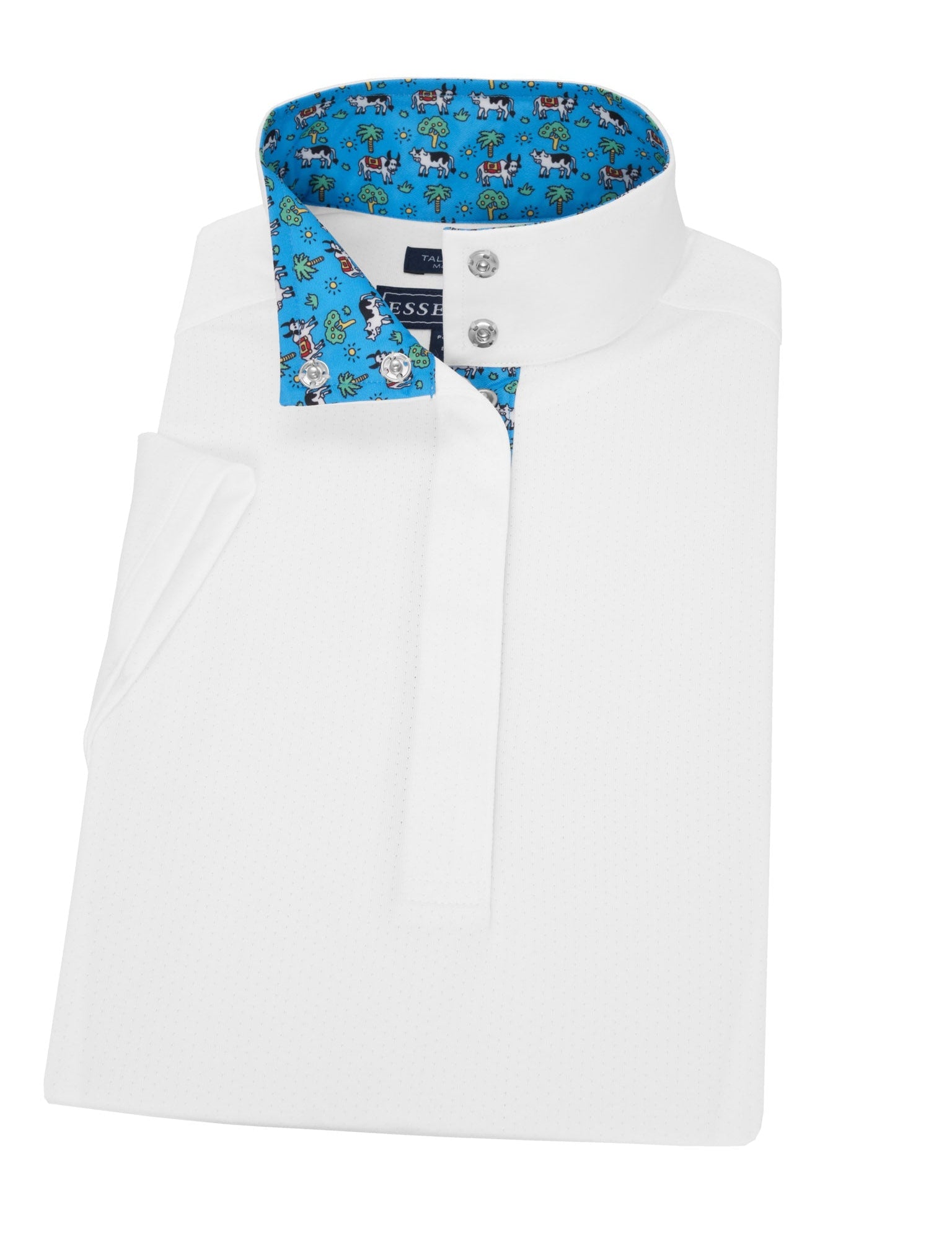 Essex Classics Steer Me Right Ladies Talent Yarn Straight Collar Short Sleeve Show Shirt - Essex Classics - Equiluxe Tack