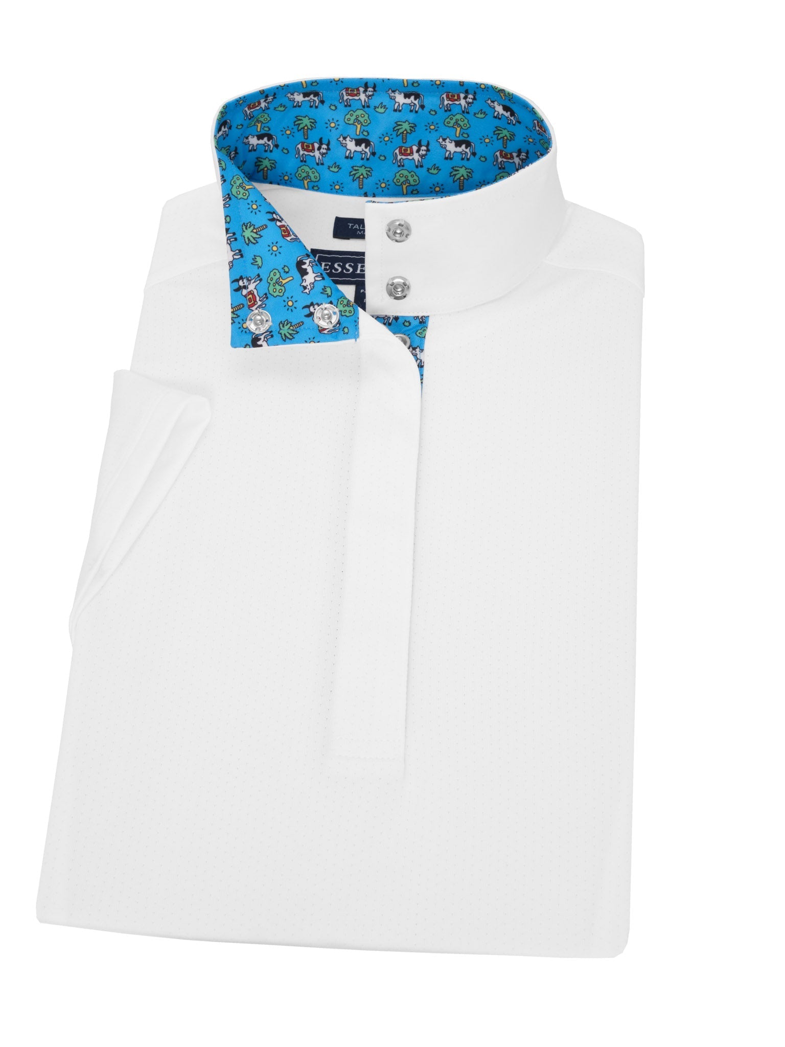 Essex Classics Steer Me Right Ladies Talent Yarn Straight Collar Short Sleeve Show Shirt - Essex Classics - Equiluxe Tack