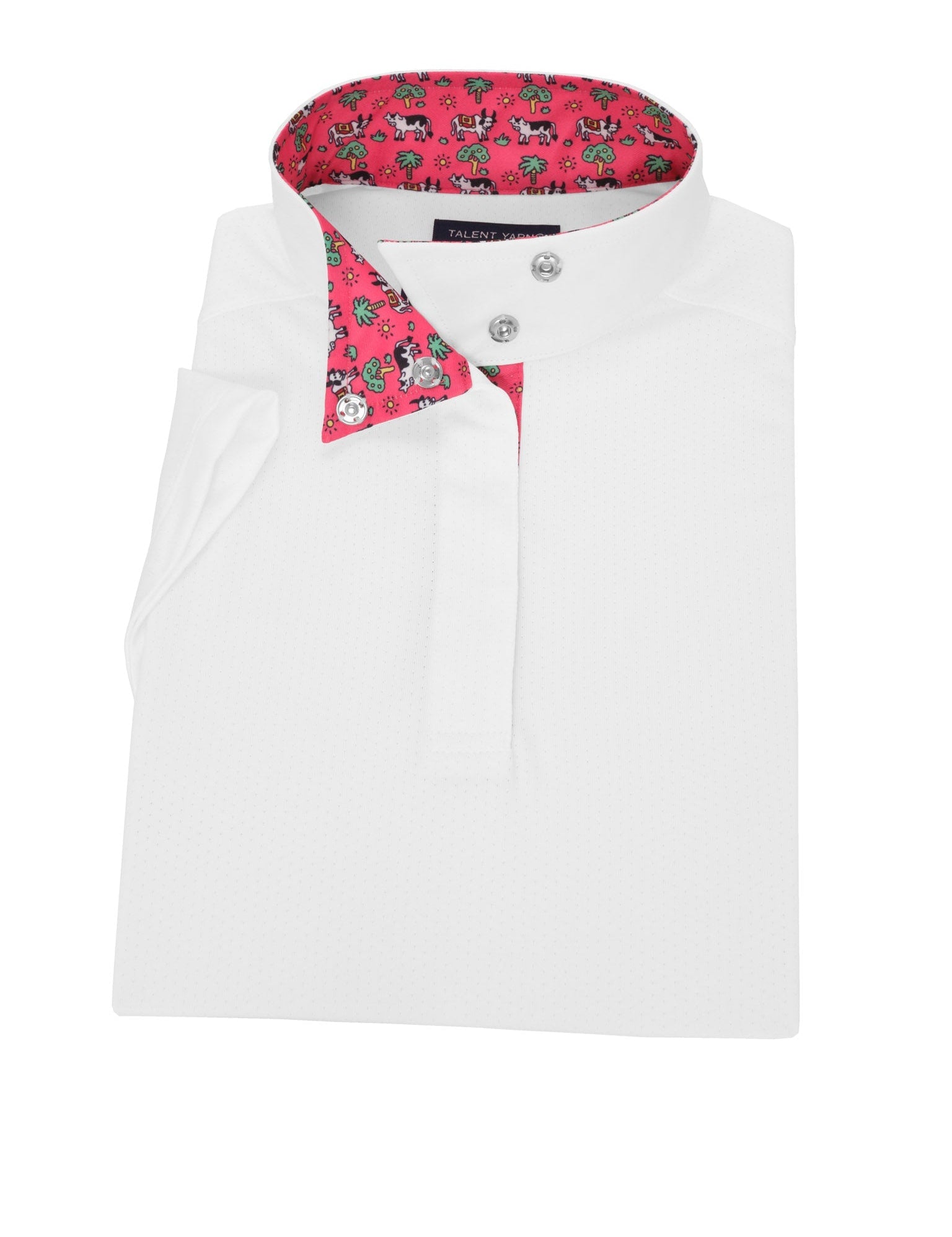 Essex Classics Steer Me Rights Girls Talent Yarn Short Sleeve Wrap Collar Show Shirt - Essex Classics - Equiluxe Tack