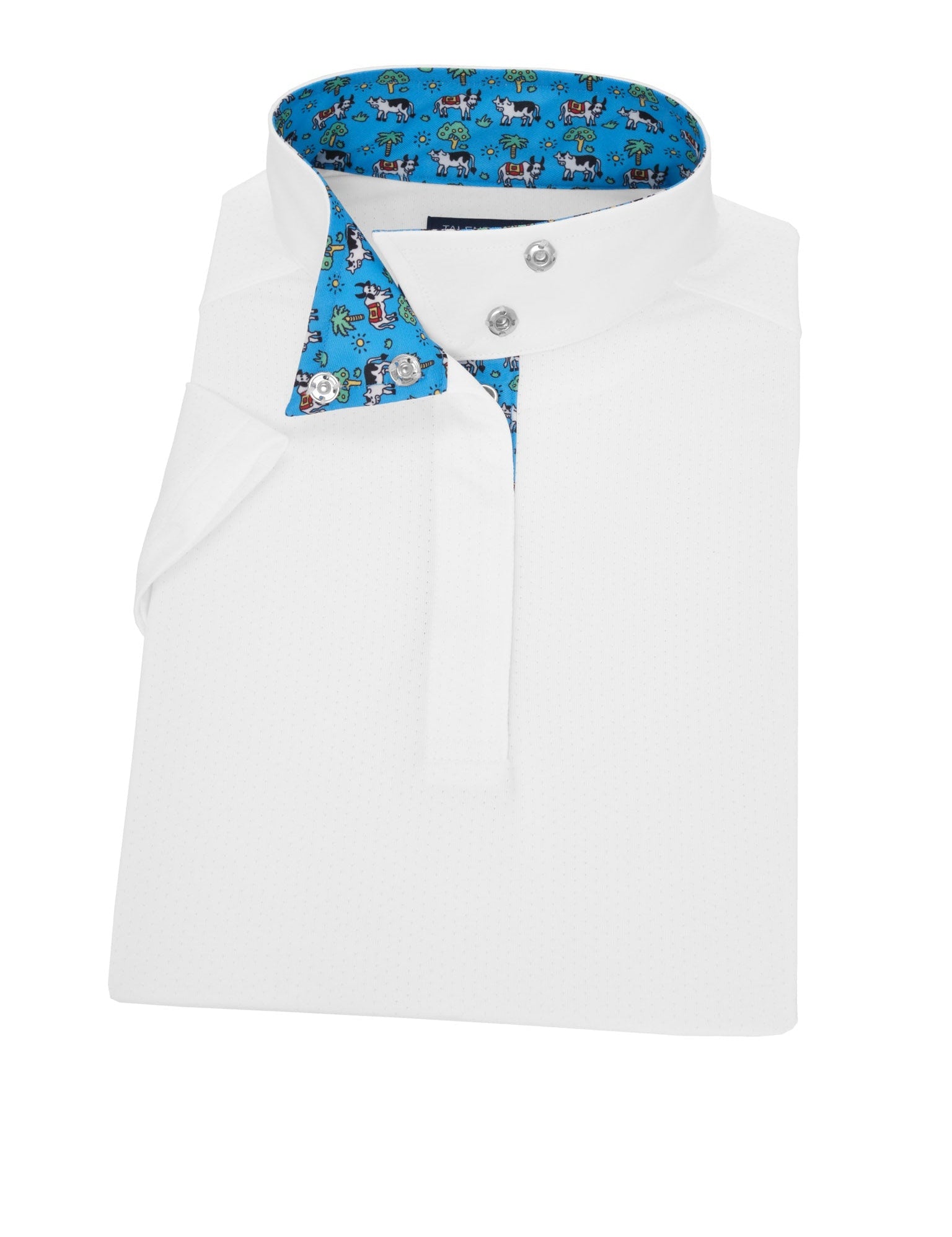 Essex Classics Steer Me Rights Girls Talent Yarn Short Sleeve Wrap Collar Show Shirt - Essex Classics - Equiluxe Tack