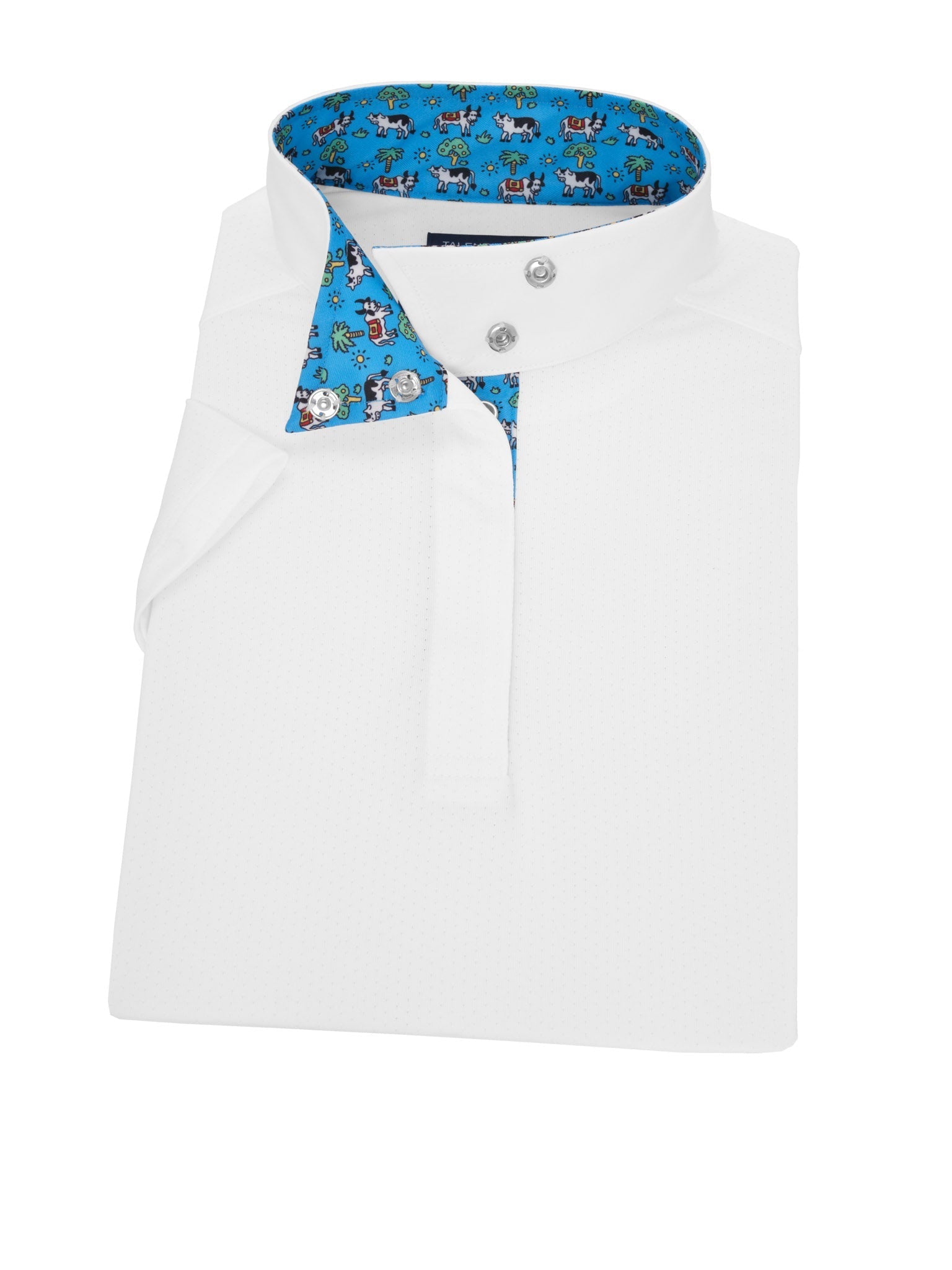 Essex Classics Steer Me Rights Girls Talent Yarn Short Sleeve Wrap Collar Show Shirt - Essex Classics - Equiluxe Tack