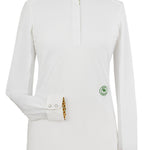 Essex Classics Sunflowers Ladies Talent Yarn Wrap Collar Long Sleeve Show Shirt - Equiluxe Tack