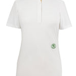 Essex Classics Sunflowers Ladies Talent Yarn Wrap Collar Short Sleeve Show Shirt - Equiluxe Tack