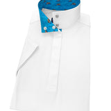 Essex Classics Swimming Hippos Ladies Talent Yarn Straight Collar Short Sleeve Show Shirt - Essex Classics - Equiluxe Tack