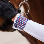 Essex Classics Tricolor Girls Talent Yarn Straight Collar Long Sleeve Show Shirt - Equiluxe Tack