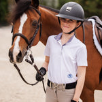 Essex Classics Tricolor Girls Talent Yarn Straight Collar Short Sleeve Show Shirt - Equiluxe Tack