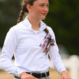 Essex Classics Unicorns Girls Talent Yarn Straight Collar Long Sleeve Show Shirt - Essex Classics - Equiluxe Tack