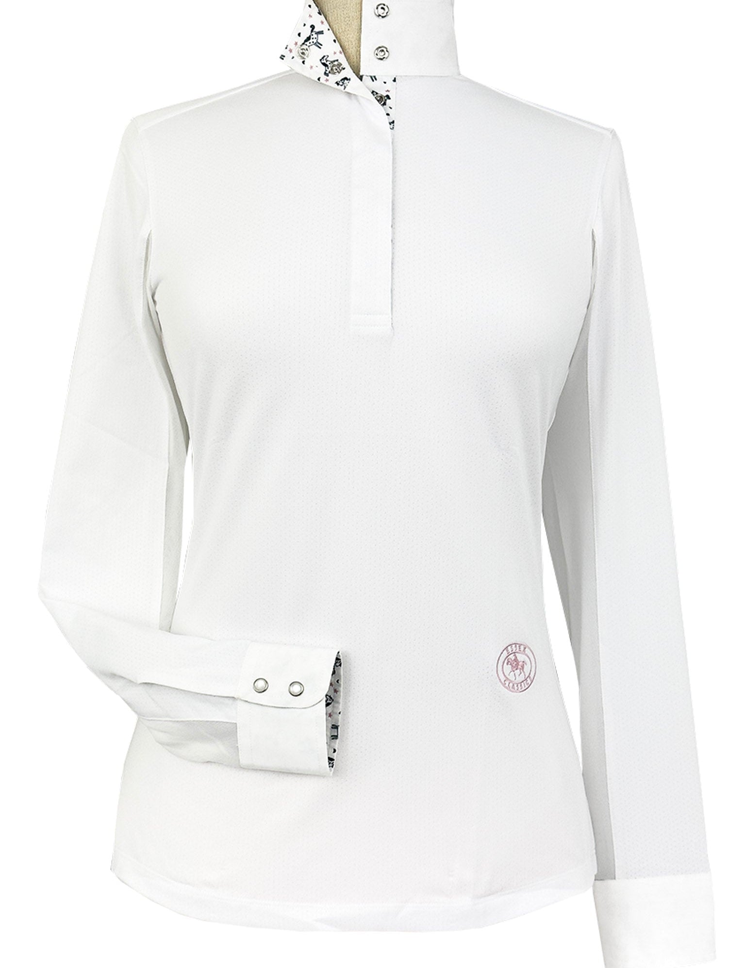 Essex Classics Unicorns Ladies Talent Yarn Straight Collar Long Sleeve Show Shirt - Essex Classics - Equiluxe Tack