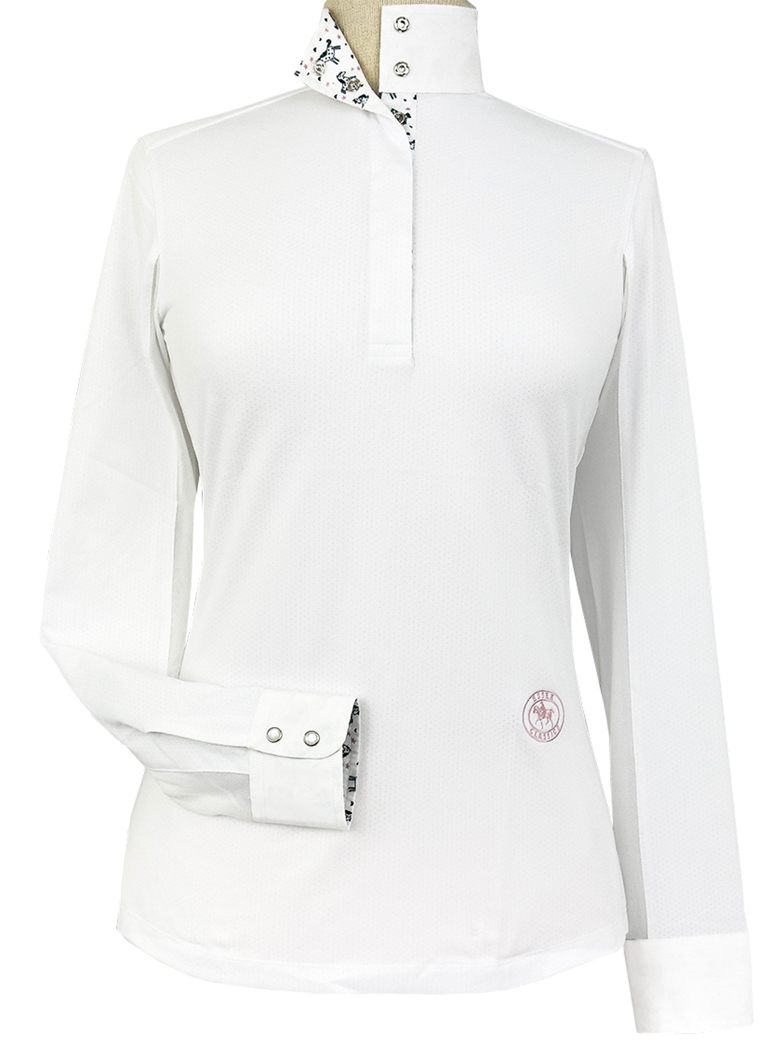 Essex Classics Unicorns Ladies Talent Yarn Straight Collar Long Sleeve Show Shirt - Essex Classics - Equiluxe Tack