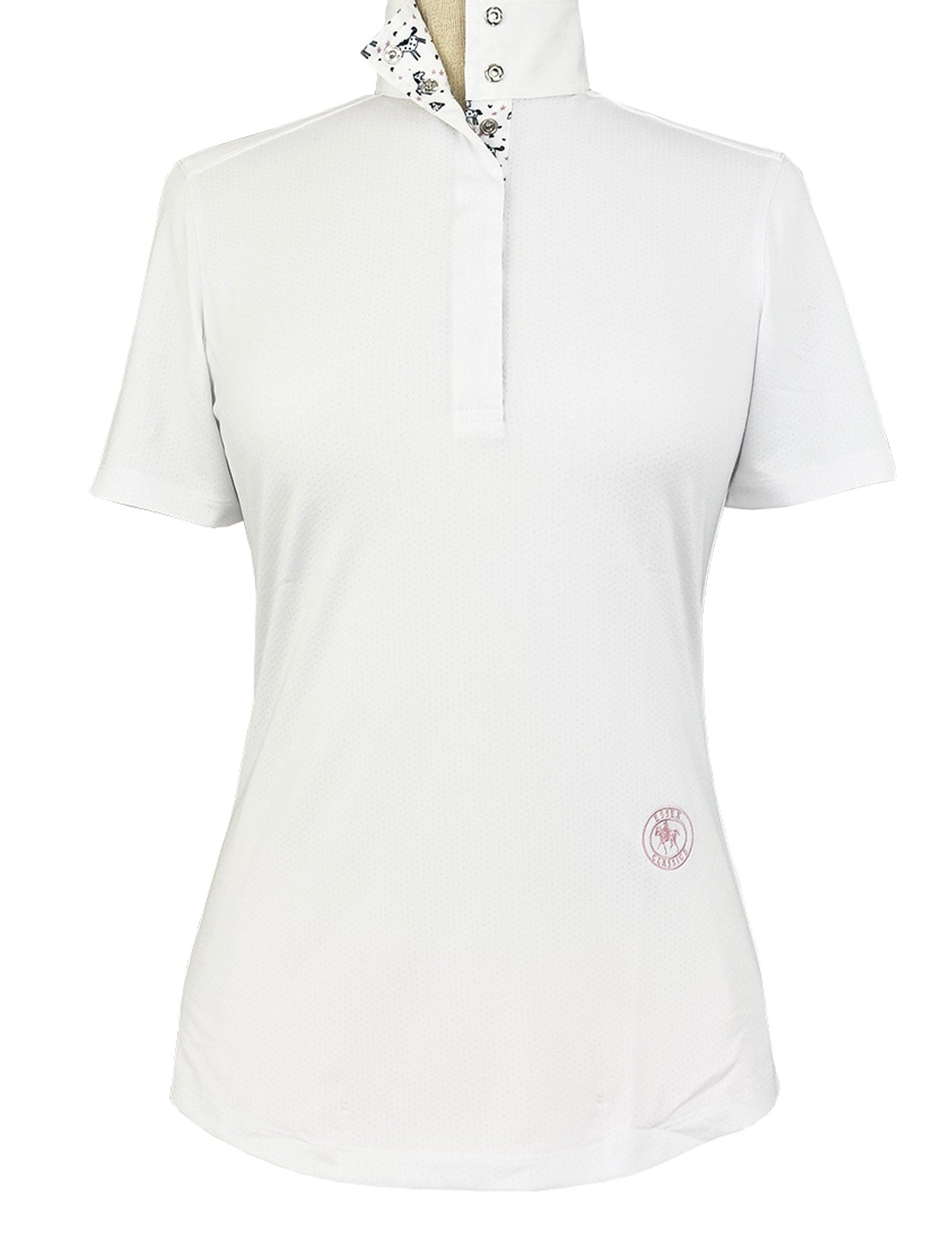 Essex Classics Unicorns Ladies Talent Yarn Straight Collar Short Sleeve Show Shirt - Essex Classics - Equiluxe Tack