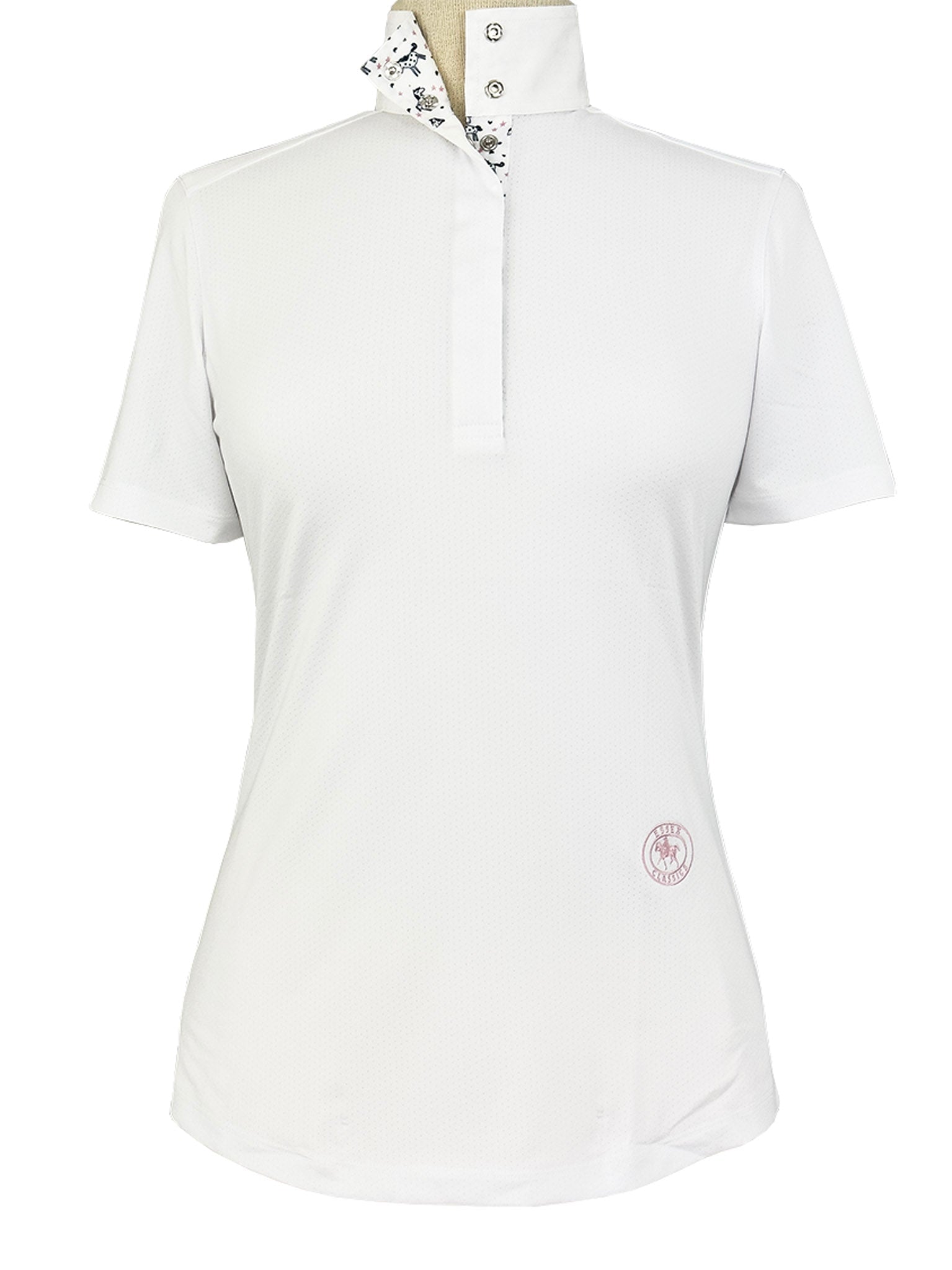 Essex Classics Unicorns Ladies Talent Yarn Straight Collar Short Sleeve Show Shirt - Essex Classics - Equiluxe Tack