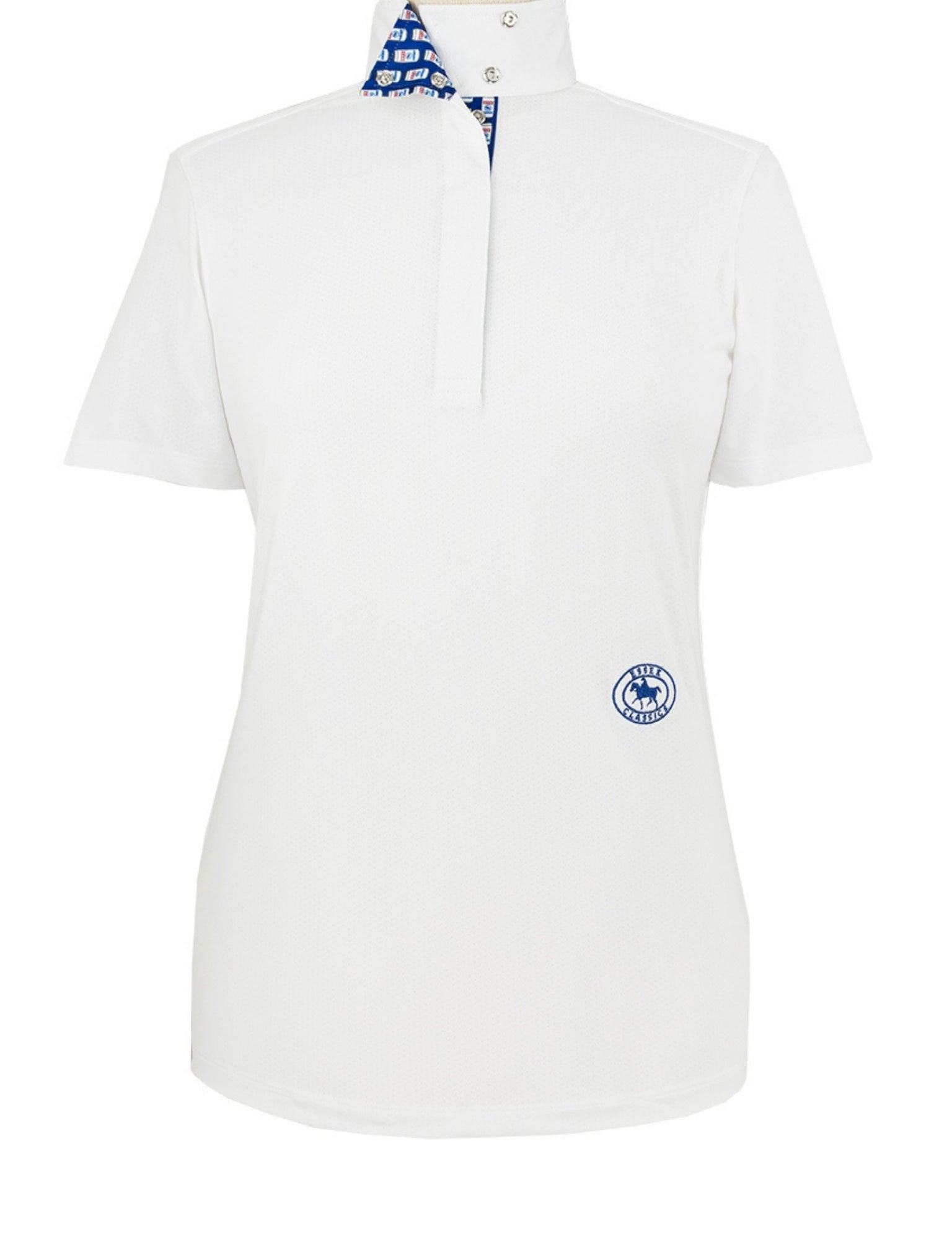 Essex Energy Ladies Talent Yarn Wrap Collar Short Sleeve Show Shirt - Equiluxe Tack