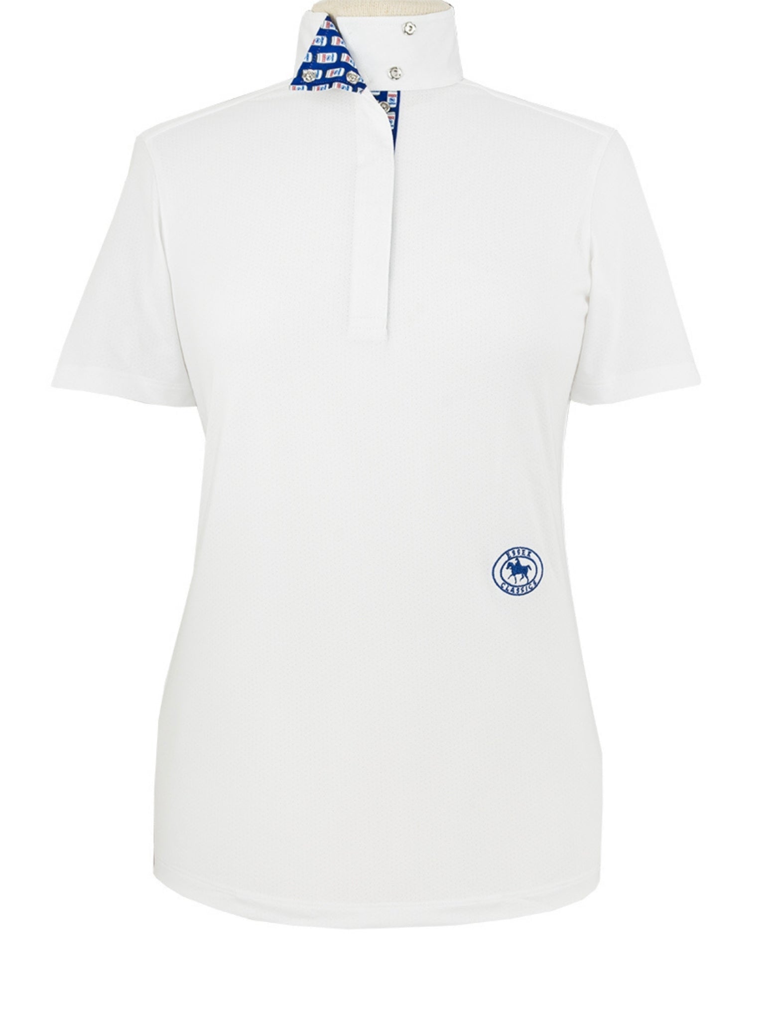 Essex Energy Ladies Talent Yarn Wrap Collar Short Sleeve Show Shirt - Equiluxe Tack