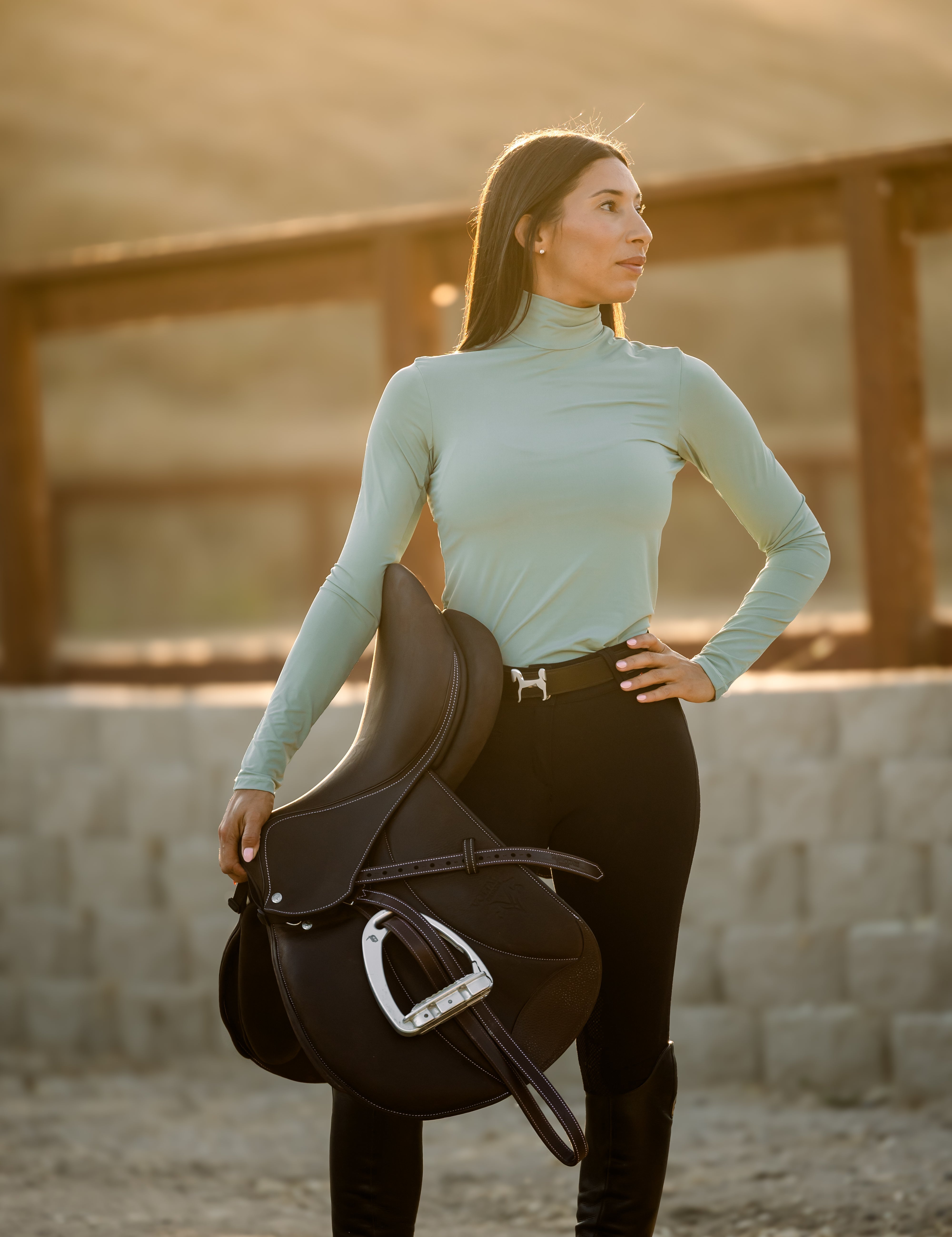 Euphoric Equestrian Aspen Turtleneck - Equiluxe Tack