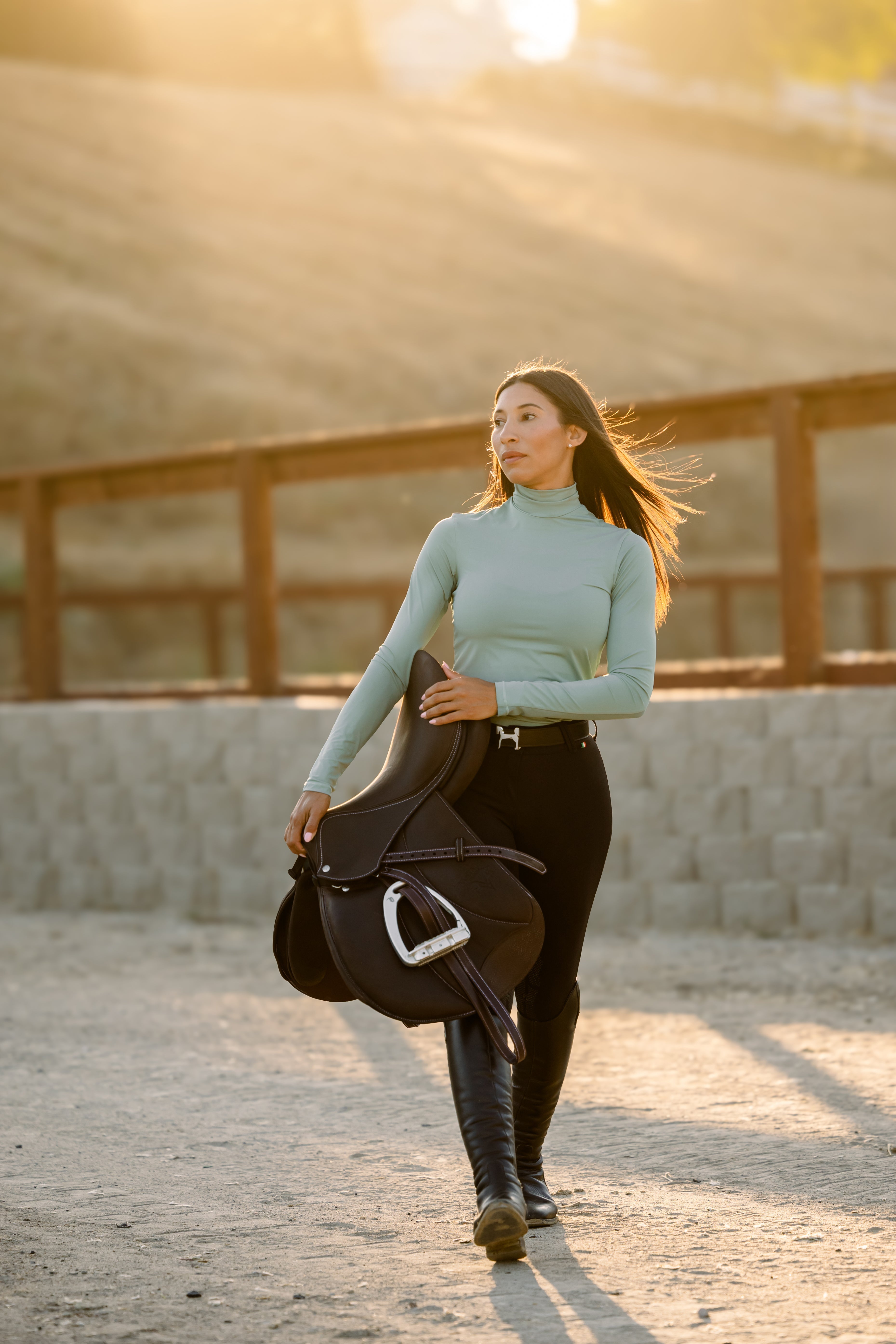 Euphoric Equestrian Aspen Turtleneck - Equiluxe Tack