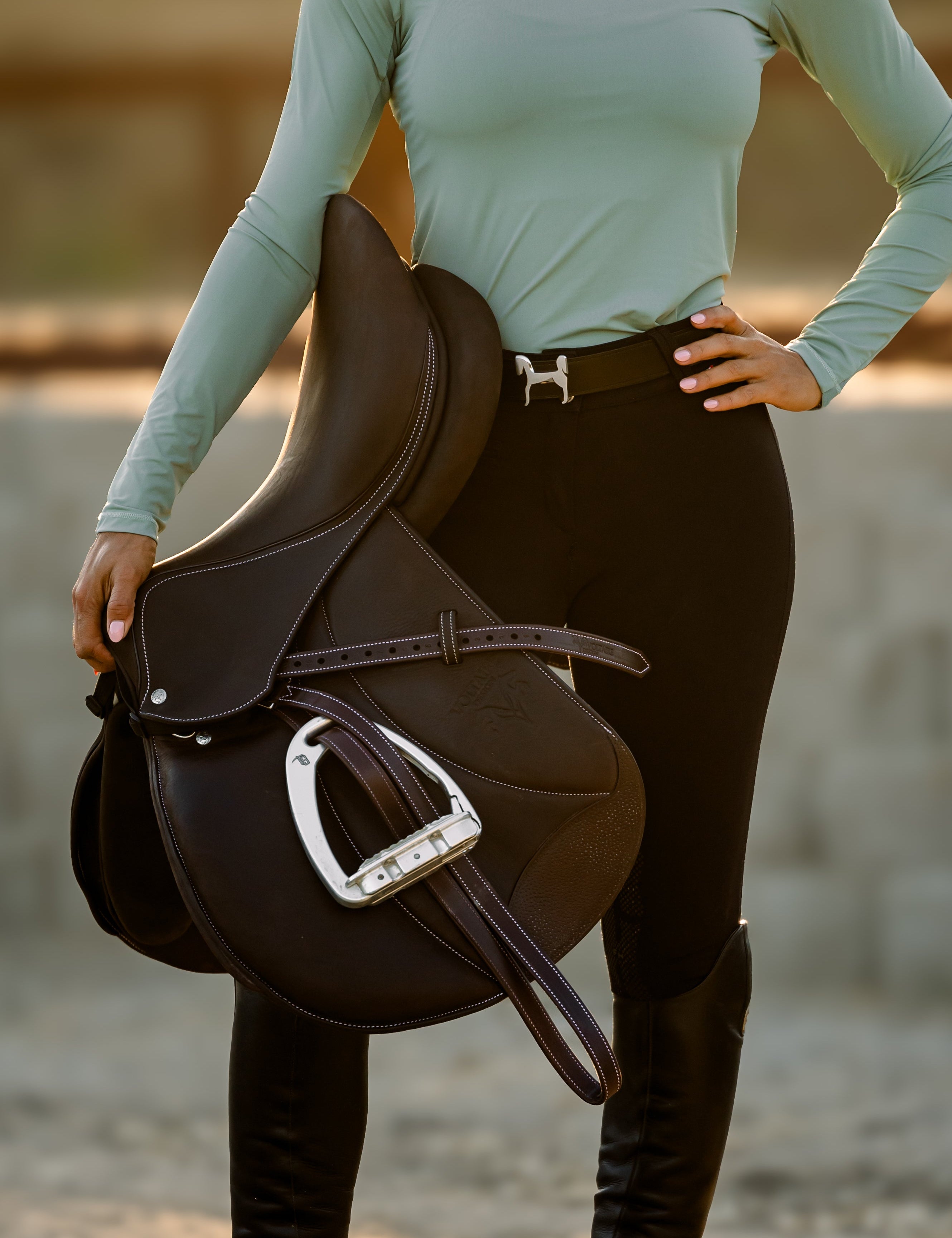 Euphoric Equestrian Aspen Turtleneck- Matcha - Euphoric Equestrian - Equiluxe Tack
