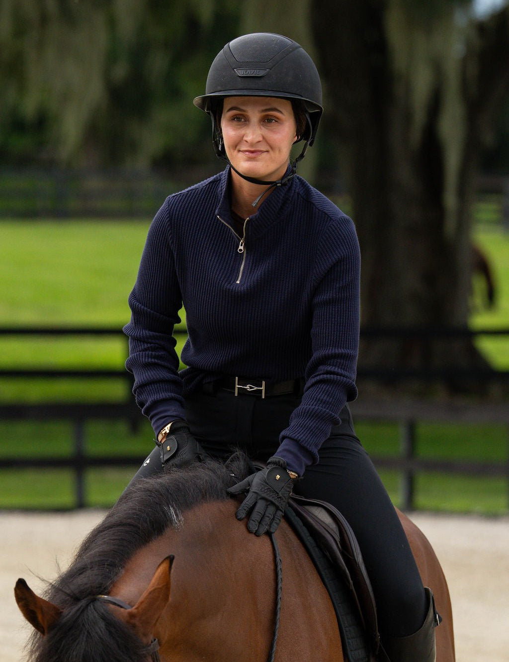 Euphoric Equestrian Good Mood 1/4 Zip Waffle - Equiluxe Tack
