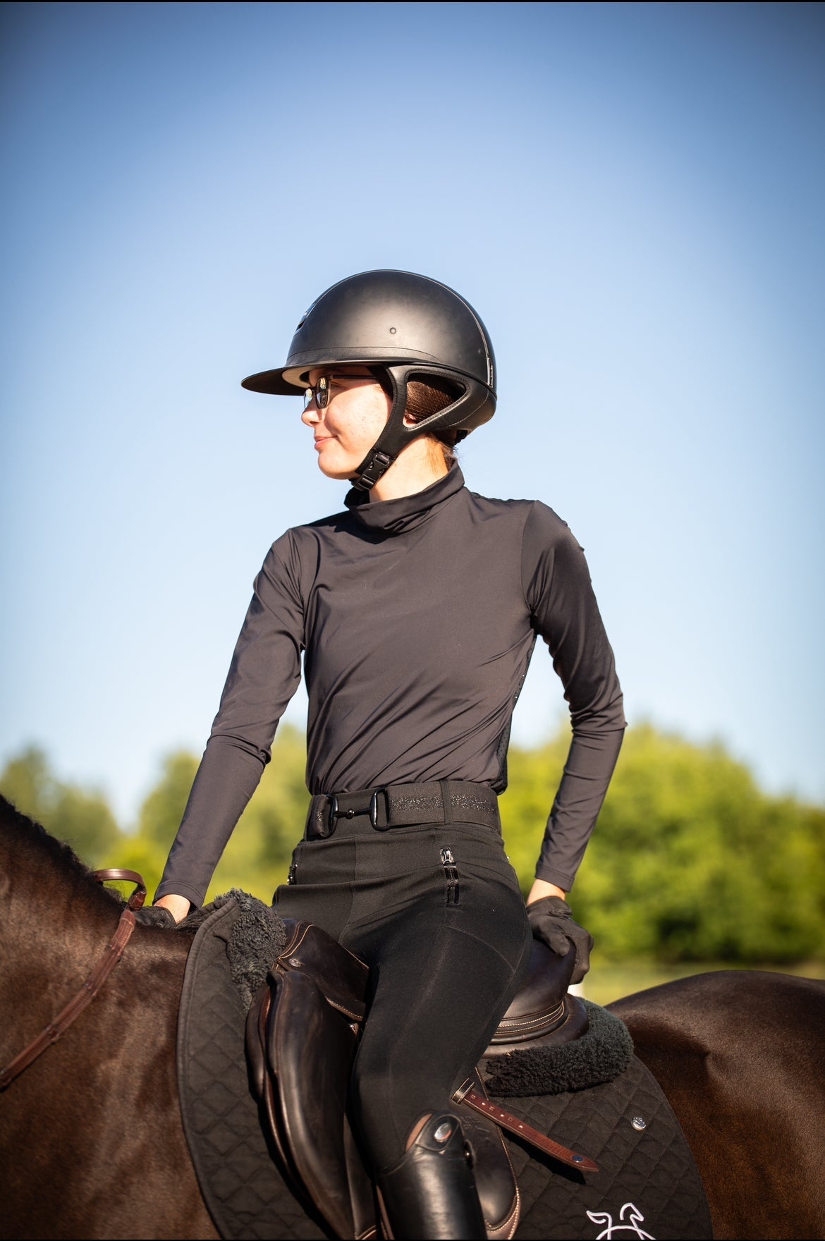 Euphoric Equestrian Otto Long Sleeve Turtleneck - Euphoric Equestrian - Equiluxe Tack