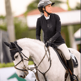 Euphoric Equestrian Palm Beach Competition Shirt, Black/Stripe - Euphoric Equestrian - Equiluxe Tack