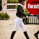 Euphoric Equestrian Palm Beach Competition Shirt, Black/Stripe - Euphoric Equestrian - Equiluxe Tack