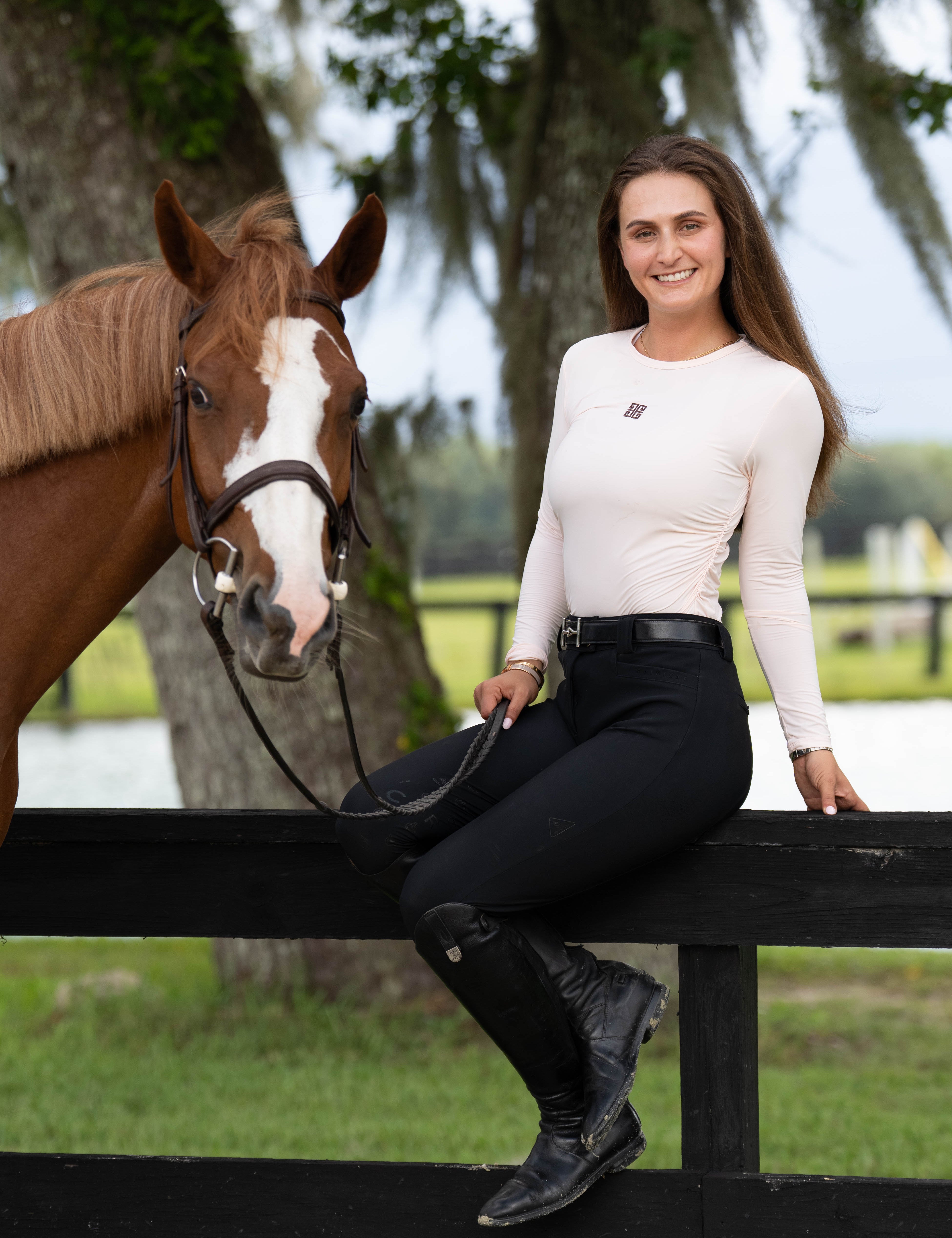 Euphoric Equestrian Poppy Crewneck - Equiluxe Tack