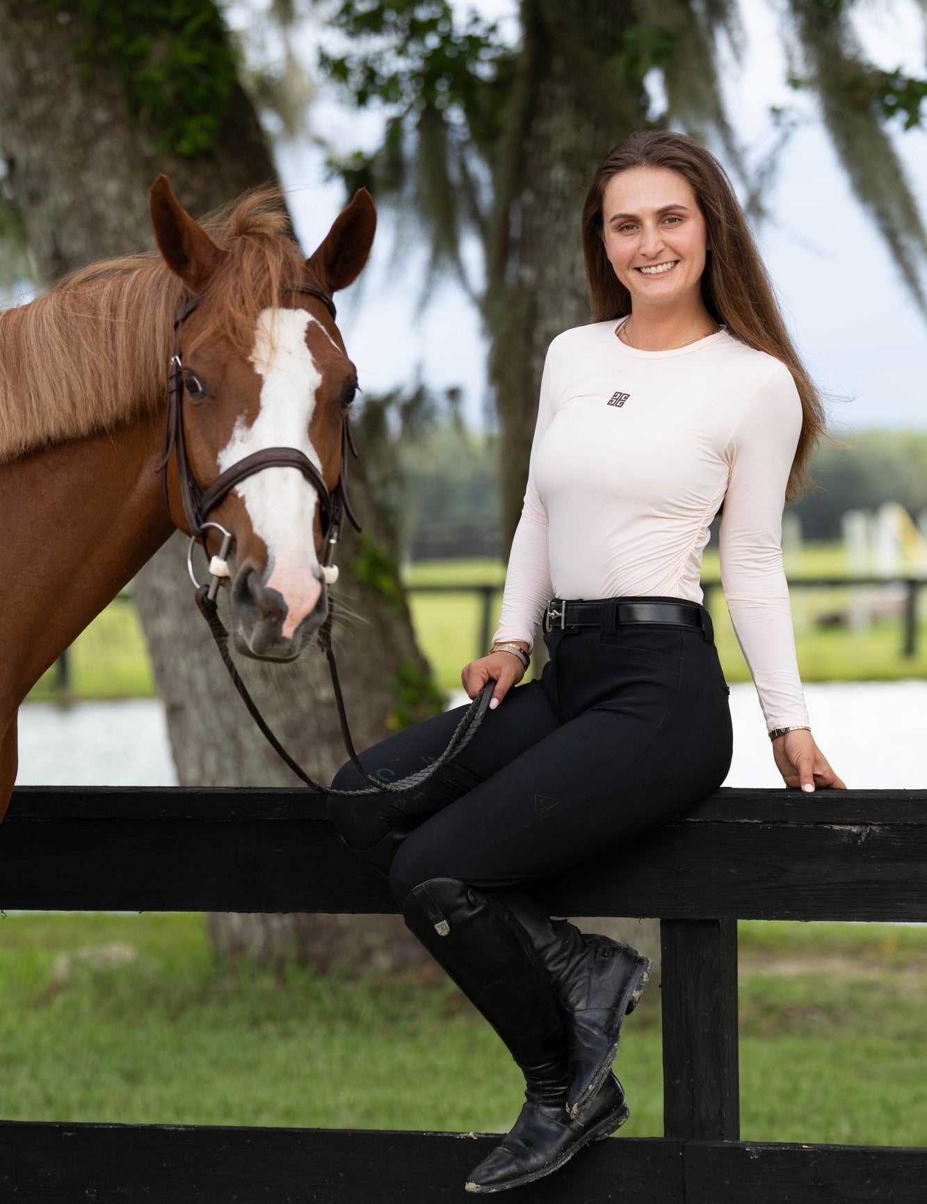Euphoric Equestrian Poppy Crewneck - Equiluxe Tack