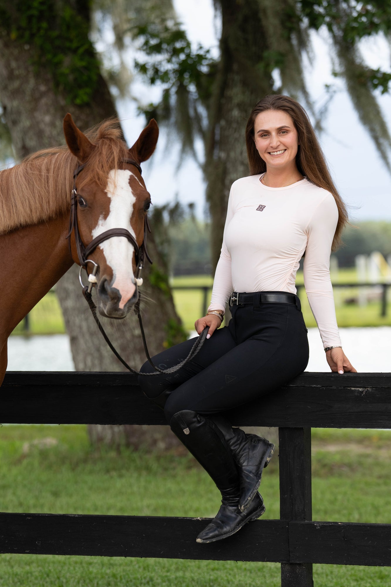 Euphoric Equestrian Poppy Crewneck - Equiluxe Tack