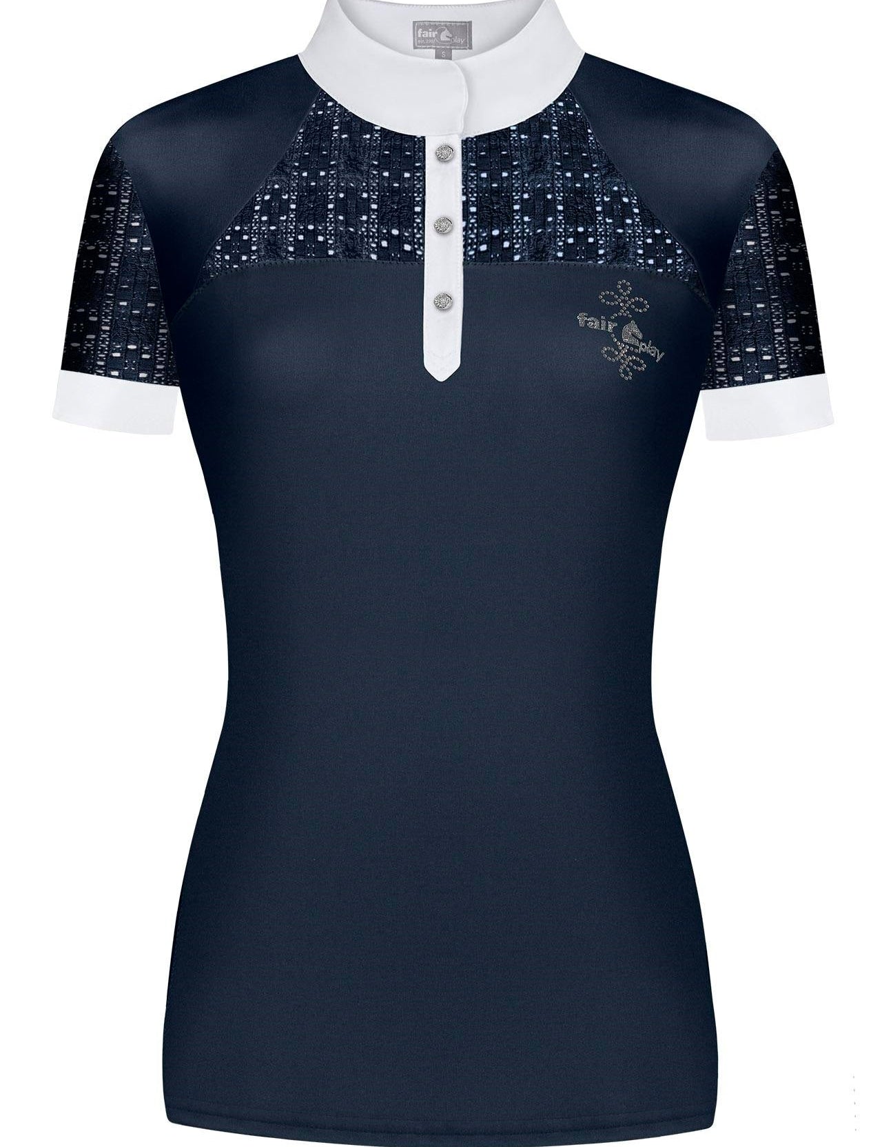 Fair "Aiko" Lace Short Sleeve Show Shirt - Fair Play - Equiluxe Tack