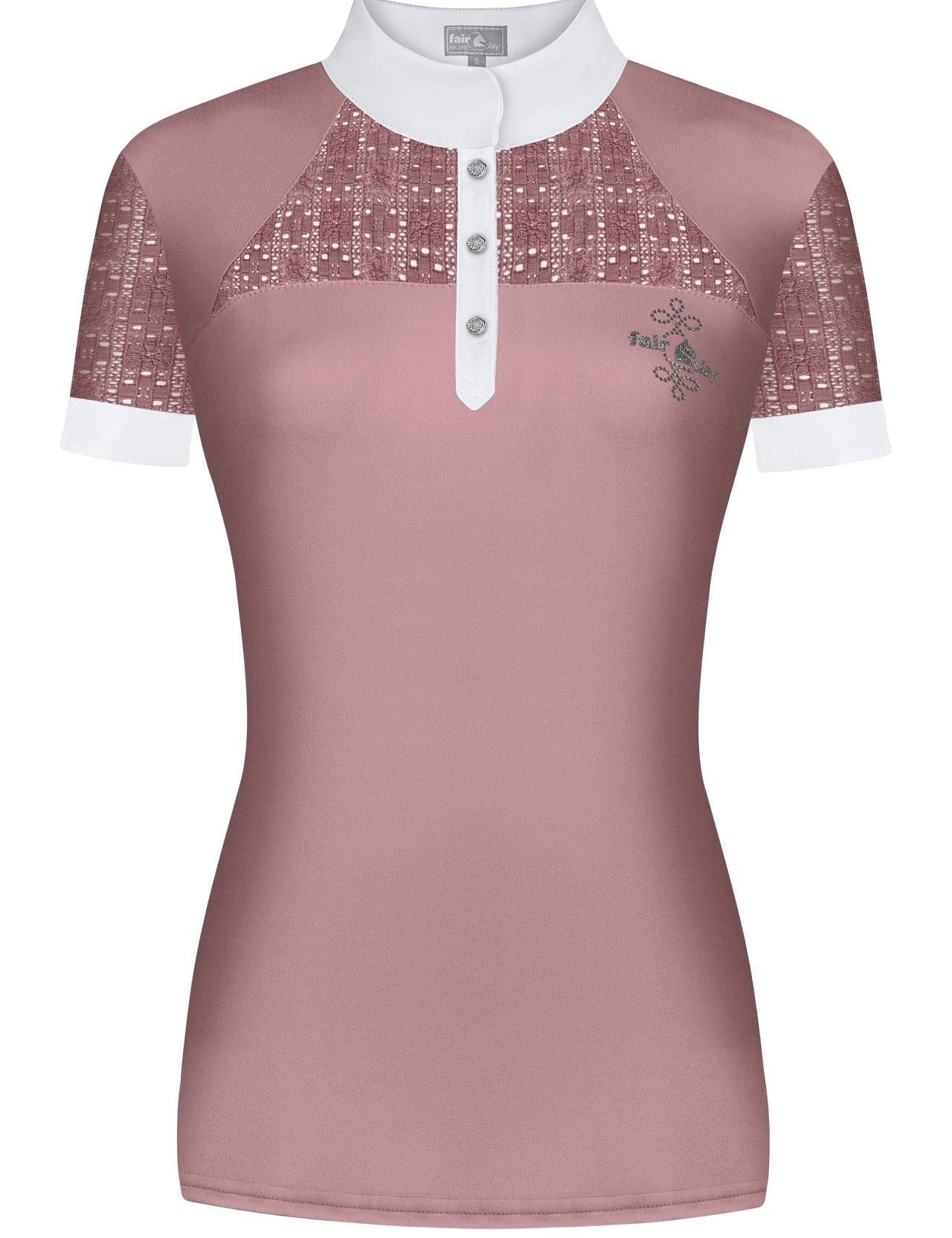 Fair "Aiko" Lace Short Sleeve Show Shirt - Fair Play - Equiluxe Tack