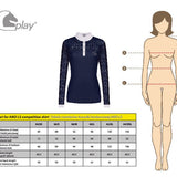 Fair Play "Aiko" Lace Long Sleeve Show Shirt - 6 Colors - Fair Play - Equiluxe Tack
